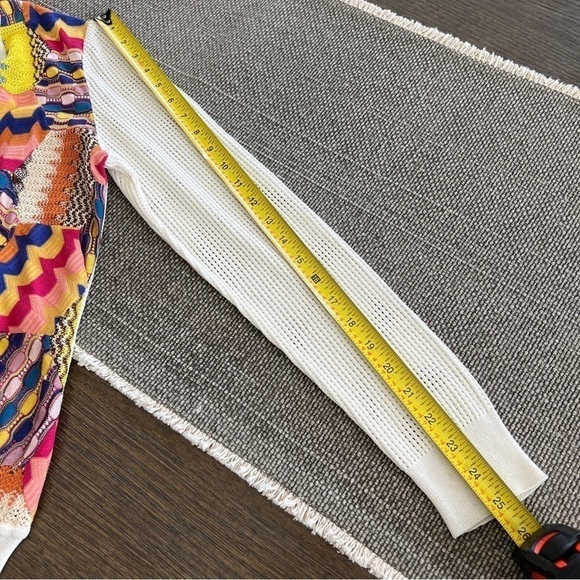 Missoni Collectible Vintage patchwork Cardigan Sweater, Y2K Limited Edition, S/M - Picture 13 of 14